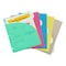 C-Line Products 5Tab Poly Binder Index Dividers with Slant Pockets, Assorted, 5ST Set of 12 ST, 60PK 05750-BX - alternate 1